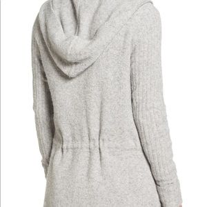 Caslon Hooded Tunic Sweater - M